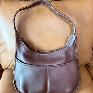 Vintage Coach Ergo 9033 Mahogany Leather Bag